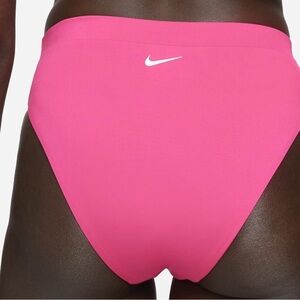 NWT Nike High-Waist Cheeky Swim Bottoms - Pink - women’s medium